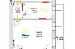 Wohnung kaufen in 1150 Wien, Moderne 3-Zimmer Wohnung, mit Balkon, hofseitig