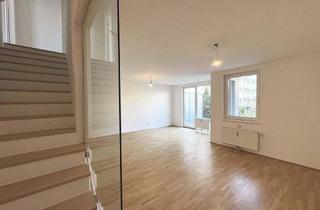 Maisonette mieten in Langobardenstraße 44, 1220 Wien, Geförderte Maisonettewohnung - 4 Zimmer mit Garten, Balkon und Loggia
