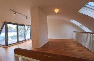 Maisonette kaufen in Michelbeuerngasse, 1090 Wien, 360° Tour / Einzigartige, architektonisch ansprechende, schick-moderne 2-Zimmer-Dachterrassen-Maisonettewohnung in bester Lage