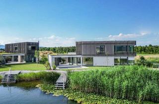 Villen zu kaufen in 2821 Lanzenkirchen, Architektur trifft See – luxuriöses Refugium mit Privatsauna & Atrium