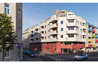 Wohnung mieten in Grillgasse, 1110 Wien, Sonnige 3-Zimmer-Wohnung mit zwei Balkonen – Erstbezug in Niedrigenergiehaus - in 1110 Wien zu mieten