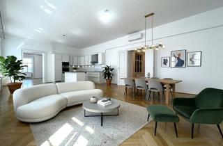 Wohnung mieten in Babenberger Straße, 1060 Wien, UNBEFRISTET: Prachtvolle, klimatisierte 5-Zimmer-Wohnung mit fantastischer Stadtaussicht in Top Lage