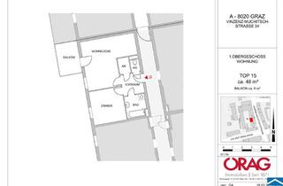 Wohnung mieten in Vinzenz-Muchitsch-Straße, 8020 Graz, Traumhafte 2-Zimmer-Wohnung in Graz