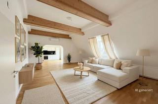 Wohnung mieten in Bennogasse, 1080 Wien, *NEUER PREIS!* 1080! 5 ZIMMER ! Schönes und frisch saniertes DG mit Balkon!