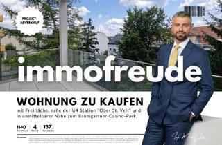 Wohnung kaufen in Hütteldorfer Straße 335, 1140 Wien, Zum Verkauf steht eine süd- / nordseitig ausgerichtete 4 Zimmer generalsanierte Altbauwohnung mit 12 m² Balkon , in Wien Penzing, nahe der U4 Station “Ober St. Veit” und in unmittelbarer Nähe zum Baumgartner-Casino-Park.