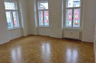 Wohnung mieten in Jakominiplatz 18, 8010 Graz, Heller 2 ZIMMER-Altbau, möblierte Einbauküche, Bad mit Dusche und WC, direkt am Jakominiplatz!