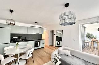 Wohnung kaufen in Dresdner Straße, 1020 Wien, Sofort Bezugsfertig in Bestlage! Traumhafte Dachgeschosswohnung mit Loggia und Panoramafenster ++ Weitblick über Wien ++ Komplett Eingerichtet ++ Dachgeschossneubau aus 2021 ++ Auch für Anleger!!!