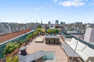 Wohnung kaufen in Nestroyplatz, 1020 Wien, Wiener Skyline-Blick! Großzügige Dachterrassenwohnung, Nähe Nestroyplatz