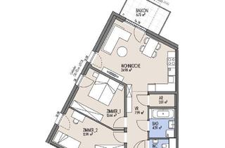 Wohnung kaufen in Hutterplatz, 1210 Wien, NordGlück - 3 Zimmer-Wohnung mit Balkon und Abstellraum - Top 01-006