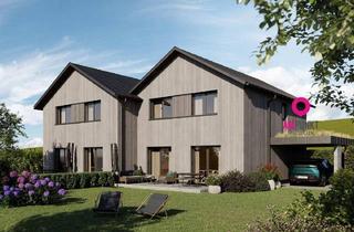 Doppelhaushälfte kaufen in 5300 Hallwang, Erstbezug in Hallwang: Doppelhaushälfte vom Architekten geplant – Garten, Terrasse & Carport
