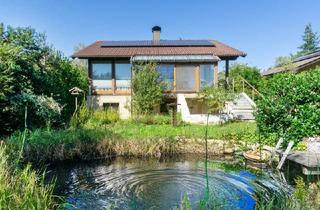 Einfamilienhaus kaufen in 3032 Eichgraben, Sonnig wohnen, naturverbunden leben: Traumgarten, Schwimmteich, PV-Anlage