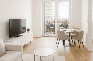 Wohnung kaufen in Anne Frank Gasse / Leopold Böhm Straße / Q Tower, 1030 Wien, Provisionsfreie Elegante 2-Zimmer-Wohnung mit Balkon im 3. Bezirk mit Weitblick über Wien