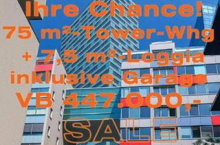 Wohnung kaufen in Maria-Kuhn-Gasse, 1100 Wien, IHRE CHANCE SKYLINE-LIVING 10,. WIENERBERG-CITY 3-ZIMMER-WHG, LOGGIA, GARAGE, FERNBLICK