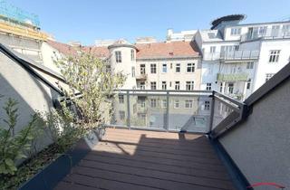 Maisonette kaufen in Schützengasse, 1030 Wien, PROVISIONSFREI - ERSTBEZUG - Hochwertige Dachgeschossmaisonette mit Balkon, Terrasse und Deckenkühlung in RUHELAGE!