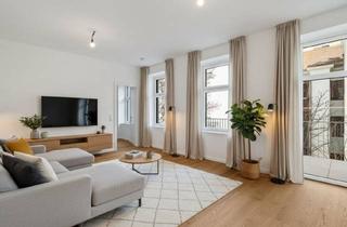 Wohnung kaufen in 1090 Wien, Perfekt sanierte 2-Zimmer-Altbauwohnung mit Balkon in Top-Lage