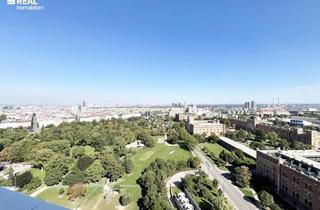 Wohnung kaufen in Belvedere, 1100 Wien, Dachgeschoßwohnung im 19ten Stock mit beeindruckendem Ausblick auf den Schweizer Garten