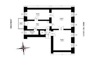 Wohnung mieten in Annenstraße 27, 8020 Graz, Sanierter 3 ZIMMER-Altbau + ruhiger Süd-Balkon + extra Küche neu möbliert + neuwertige Sanitäranlagen (Bad + WC) + nähe Kunsthaus!
