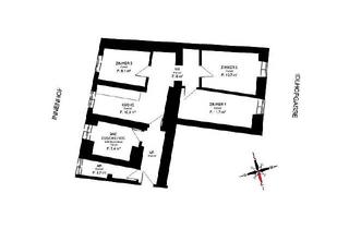 Wohnung mieten in Hofgasse, 8020 Graz, Heller 3 ZIMMER-Altbau + extra Küche möbliert mit Fenster + großes Bad mit Dusche / WC und Fenster + nähe Hauptbahnhof!