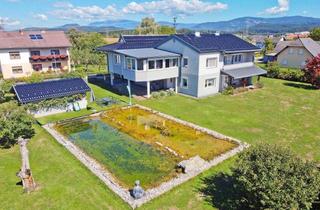 Haus kaufen in 9142 Globasnitz, Rückzugsort in Südkärnten – Ein-/ Zweifamilienhaus mit extravagantem Zubau, Sauna, Bergblick & Schwimmteich