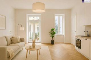Wohnung kaufen in Blumauergasse, 1020 Wien, ++ TOP LAGE in unmittelbarer Nähe zum Augarten ++ hochwertig saniertes Altbaujuwel mit großzügigem Balkon + absolut ruhige Innenhoflage
