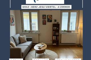 Wohnung mieten in Merangasse, 8010 Graz, Graz - Herz-Jesuviertel - großzügiger WG Hit in perfekter Lage - 4 Zimmer - Provisionsfrei