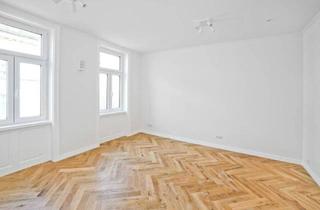 Wohnung kaufen in Siebenbrunnengasse 65, 1050 Wien, VIEVIENNE – Stilvolle Altbauwohnung mit Loggia: 3 Zimmer mitten in der City