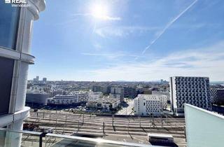 Wohnung kaufen in Am Belvedere, 1100 Wien, Fernblick im 16ten Stock beim BELVEDERE!