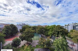 Wohnung kaufen in Laubeplatz, 1100 Wien, Baubewilligter Rohdachboden in zentraler Lage von Favoriten mit Blick auf den Laubepark