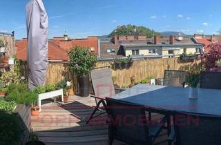 Maisonette mieten in Kaiserfeldgasse 22, 8010 Graz, MITTEN IN DER ALTSTADT: gepflegte DG-Maisonette mit großer Dachterrasse