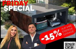 Garagen kaufen in 6020 Innsbruck, Energiegarage Deluxe Wood - Doppelgarage mit PV & Wallbox & Speicher