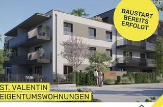 Wohnung kaufen in Brunhildstraße 9/Top 4, 4300 Sankt Valentin, Erstbezug! Große Familienfreundliche Eigentumswohnung mit 30 m² Balkon im Herzen von St. Valentin