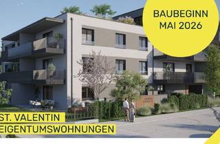 Wohnung kaufen in Brunhildstraße 9/Top 2, 4300 Sankt Valentin, Attraktiver Neubau/Erstbezug in Top Lage - Ideal Für Pendler / 68 m² mit Terrasse/Garten