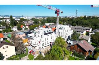 Wohnung kaufen in Khuenweg, 1220 Wien, Herbstaktion! WOW - Lebens(t)raum Erfüller im Grünen! Ab ins Dachgeschoss / Klimaaktiv Bronze / 3 Zimmer / 2 Terrassen / Viel Lebensqualität! Wärmepumpe und Solaranlage + Naturnahe Gewässer ums Eck!
