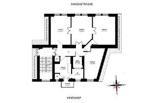 Wohnung mieten in Annenstraße 54, 8020 Graz, Sanierte 4 ZIMMER-Wohnung + ruhiger Balkon + extra Küche neu möbliert + neuwertige Sanitäranlagen (Bad + WC) + nähe Hauptbahnhof!