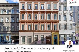 Wohnung kaufen in Neustiftgasse, 1070 Wien, Neustiftgasse | Attraktive 3,5 Zimmer Altbauwohnung mit Balkon | Innenhoflage