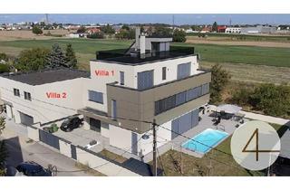 Villen zu kaufen in 1130 Wien, 2 Premium-Villen direkt nebeneinander - mit grünem Weitblick - sonnige Ausrichtung - hochwertige Ausstattung - Salzwasserpool - Garage - Lift