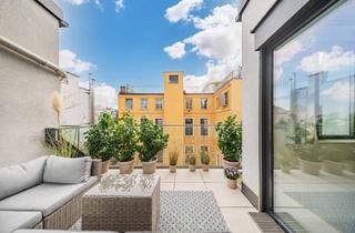 Maisonette kaufen in Hirschengasse, 1060 Wien, Exklusive Dachwohnung mit Terrasse, Garage & perfektem Grundriss in begehrter Lage beim Loquaiplatz