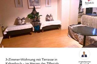 Wohnung kaufen in 6272 Kaltenbach, Diese Immobilie wird im Rahmen eines Leibrentenmodells mit lebenslangem Wohnrecht angeboten: 3-Zimmer-Wohnung mit Terrasse in Kaltenbach – im Herzen des Zillertals.