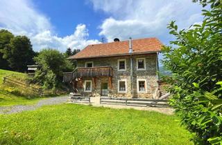 Haus kaufen in Brochendorf (Dornbach), 9853 Malta, Steinhaus (saniert) mit landwirtschaftlicher Fläche in idyllischer Aussichtslage - Scheune und viel Grundstück!