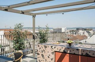 Wohnung mieten in Favoritenstraße 91, 1100 Wien, JONN-Y möbliertes 2-Zimmerapartment mit Terrasse / Pauschalmiete inkl. Gym, Sauna, Dachterrasse, Community Area, Internet etc.! 7 Min. zum Stephansplatz!