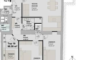 Wohnung mieten in Wickenburggasse / Tulpengasse, 1080 Wien, NEUWERTIG & UNBEFRISTET - 4 Zimmerwohnung + Küche TOP19 - 3. Stock ohne Lift nahe U2 RATHAUS