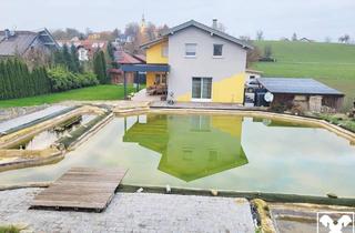 Einfamilienhaus kaufen in 4720 Kallham, Einfamilienhaus mit großem Garten und Schwimmteich