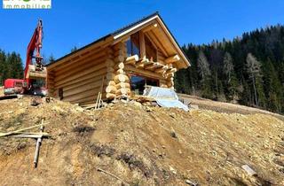 Haus kaufen in Berg, 9020 Klagenfurt, Alpines Rundstamm-Chalet | Wohnen & Vermieten mit Freizeitwidmung in Bergidylle