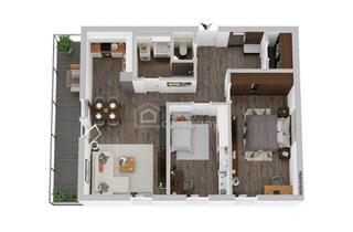 Wohnung kaufen in 7000 Eisenstadt, Seniorenwohnungen mit +PLUS+ in wunderbarer Grünruhelage / Top 1 - 1.OG - 71 m² - 3 Zimmer – Balkon - Garage / Bezug 2026