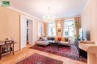 Wohnung kaufen in Glasergasse 26, 1090 Wien, Stilvoll kernsanierte Altbauwohnung beim Servitenviertel mit Design-en-Suite-Badezimmer und Hof-Balkon-Option!