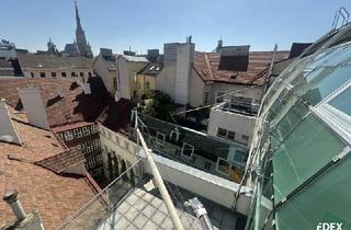 Maisonette mieten in Tuchlauben, 1010 Wien, Exklusive Innenstadt-Maisonette mit Glasfront, Freiflächen & Stephansdom-Blick