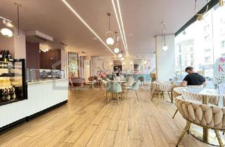 Immobilie mieten in 1050 Wien, Neuwertiges Café in 1050 Wien: 150m², Top-Ausstattung