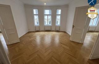 Wohnung mieten in Mariahilfer Straße, 1060 Wien, Nähe Stiftskirche (Mariahilfer Straße) U3 : Erstklassiges *Altbau-Juwel mit Balkon*