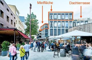 Gewerbeimmobilie mieten in 9999 Götzis, Exklusive Büroeinheit im Dachgeschoss mitten Am Garnmarkt in Götzis mit großer Dachterrasse