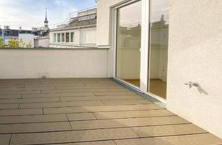 Wohnung mieten in Margaretenhof, 1050 Wien, Moderne 3,5-Zimmer-DG-Wohnung mit Terrasse im zauberhaften Margaretenhof - zu mieten in 1050 Wien